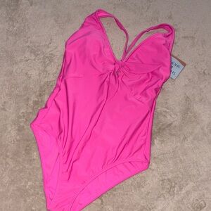 Shade & Shore Pink One Piece Swimsuit